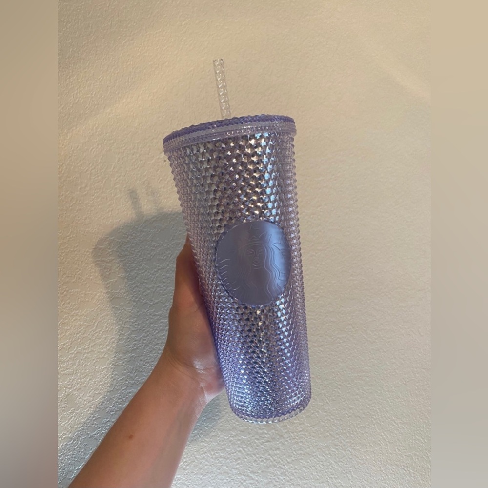 NWT Rare 2019 Silver Studded Starbucks Tumbler